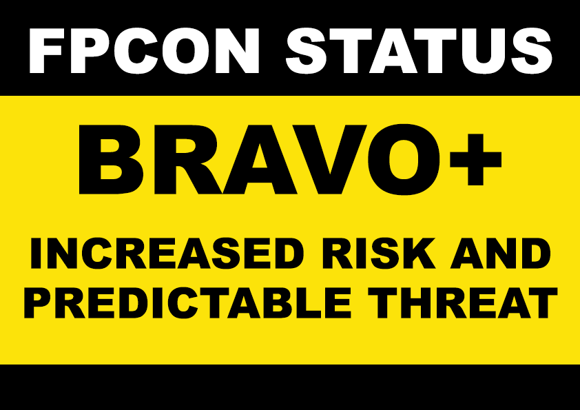 FPCON BRAVO+