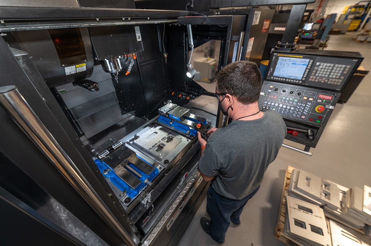 Photo of CNC machine