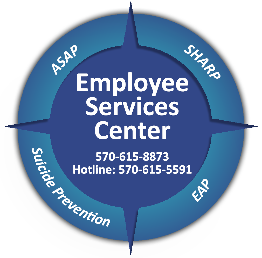 Employee Services Center 570-615-8873 Hotline: 570-615-5591 Logo