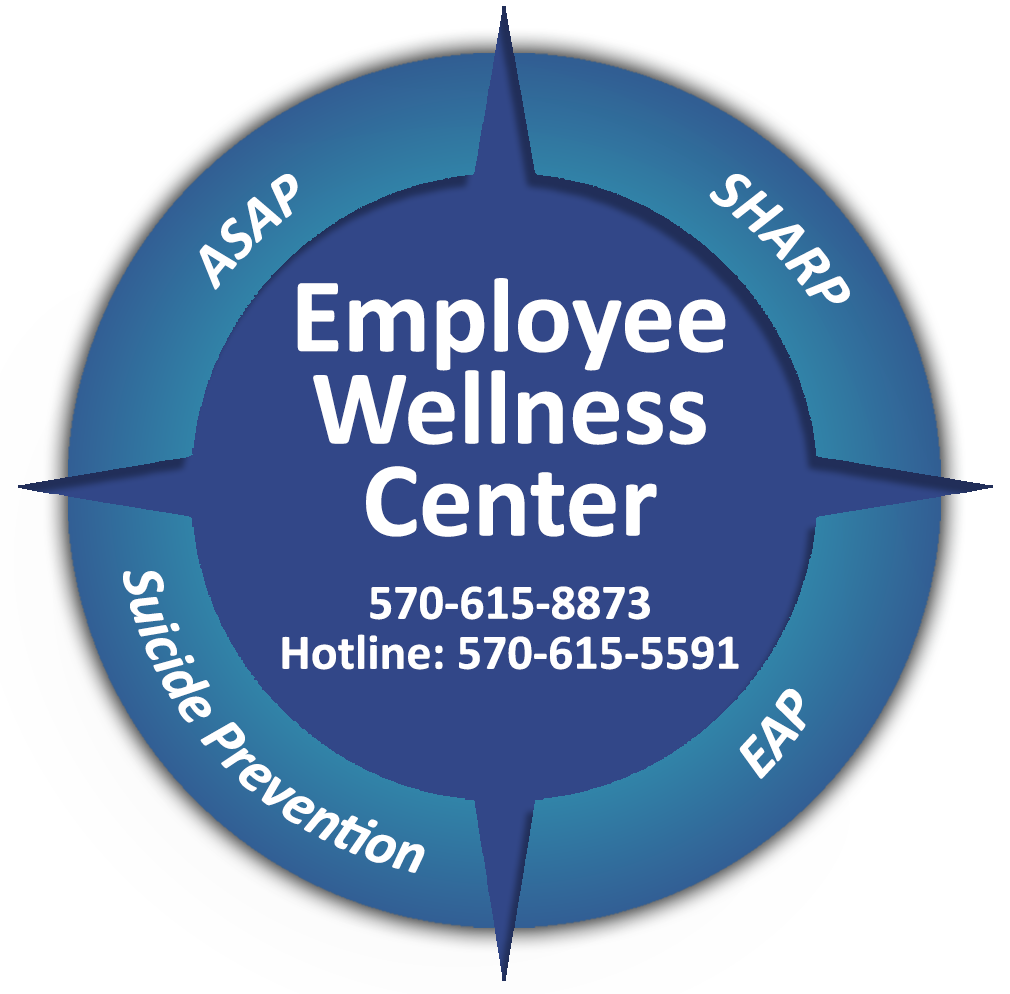 Employee Wellness Center 570-615-8873 Hotline: 570-615-5591 Logo