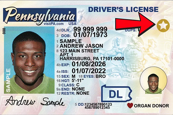 Photo of Real ID sample