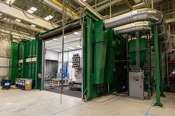 Photo of blast booth